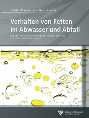 cover image of Verhalten von Fetten im Abwasser und Abfall